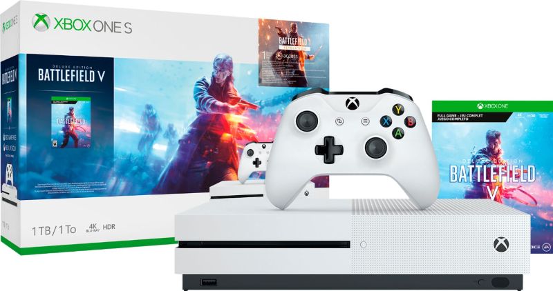 Xbox One S 1TB Console Battlefield V Bundle V