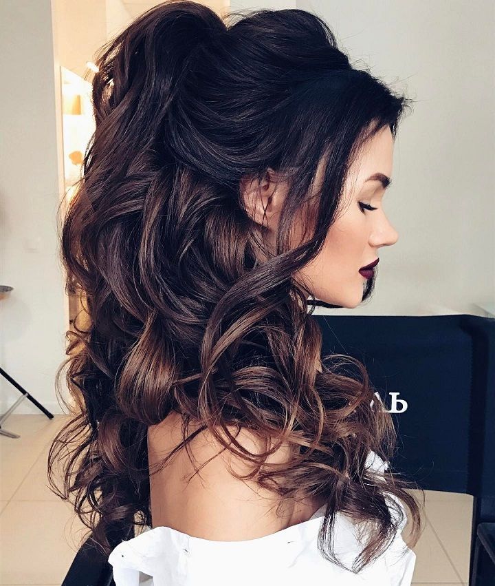 How to Do Voluminous Half Up Half Down Hairstyle for Bridesmaid