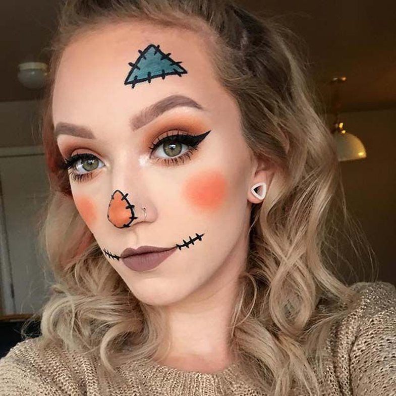 Scarecrow Halloween Makeup