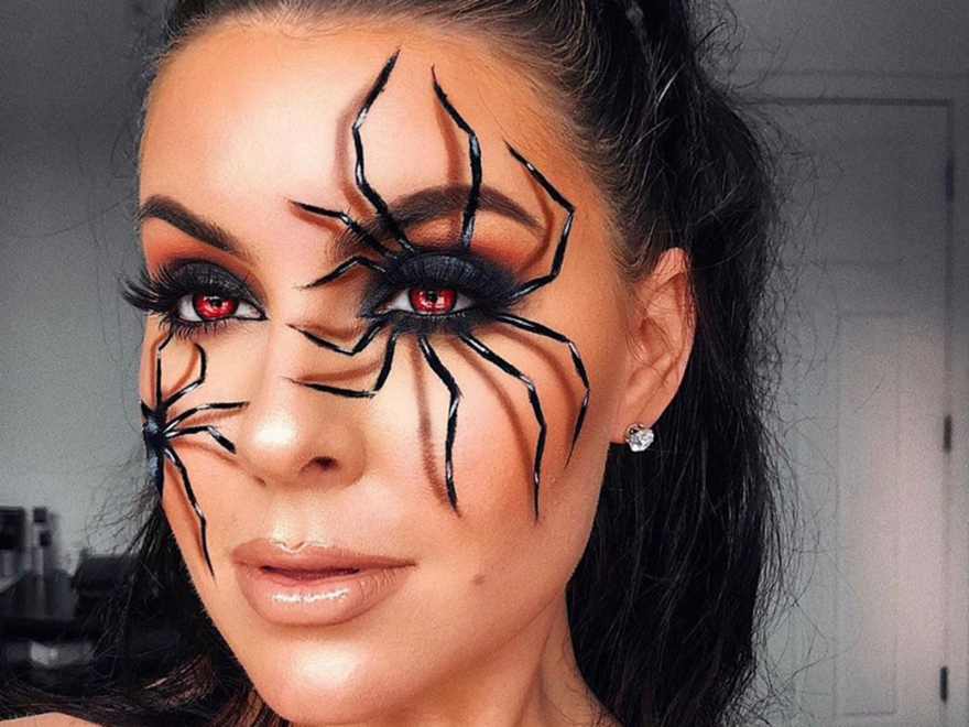 How to Do Spider Look Halloween Makeup