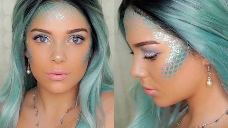 Quick & Easy Mermaid Halloween Makeup