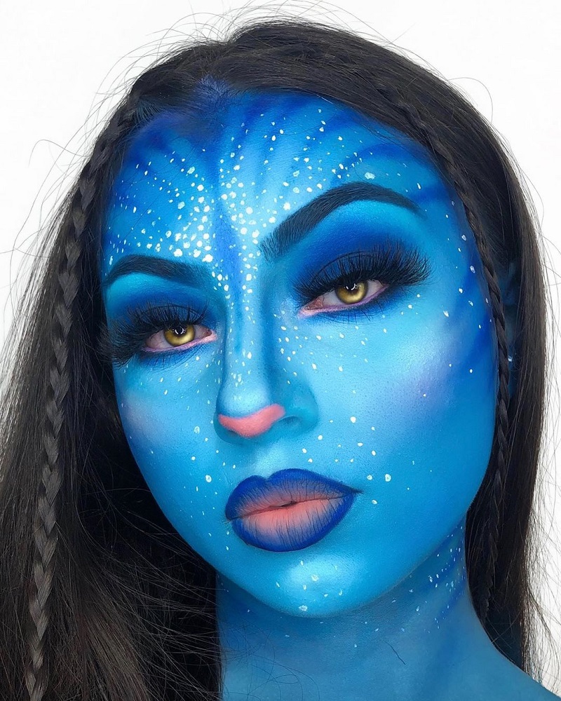 Avatar Halloween Makeup