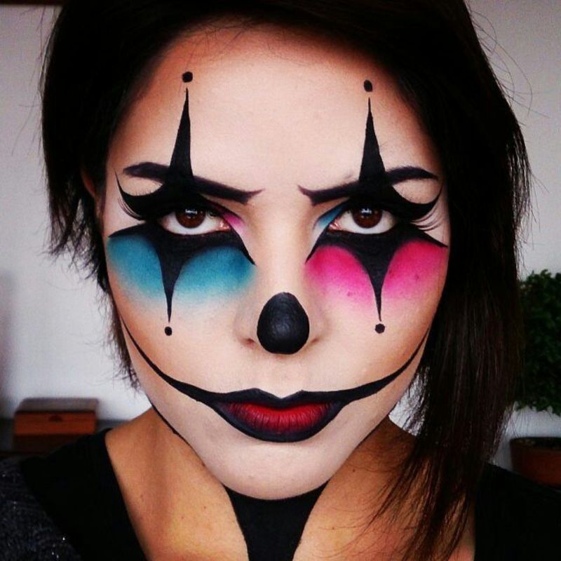 Clown Makeup for Halloween