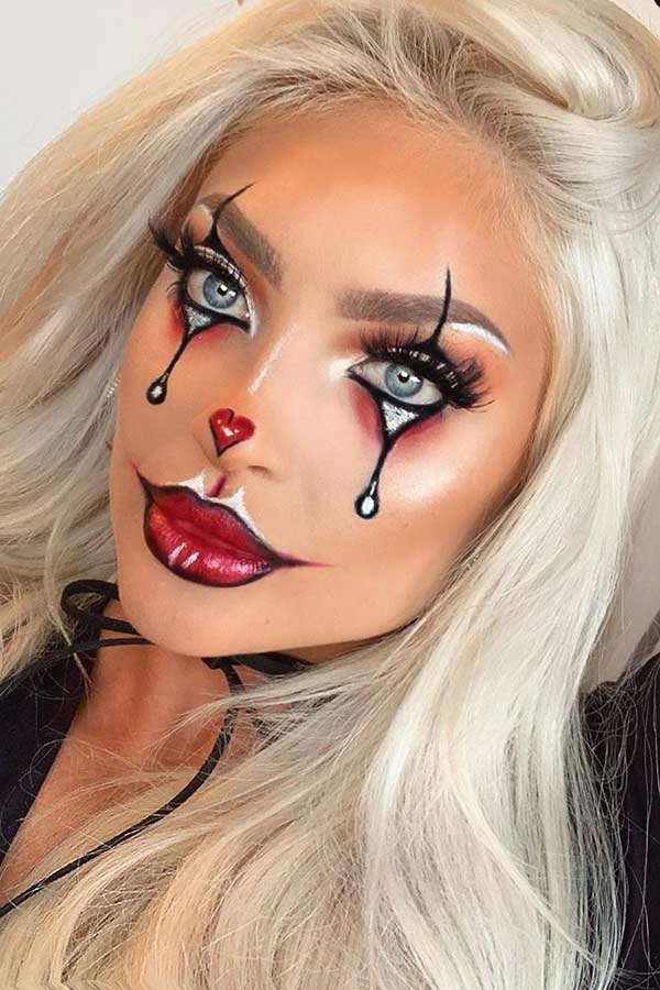 Clown Makeup for Halloween