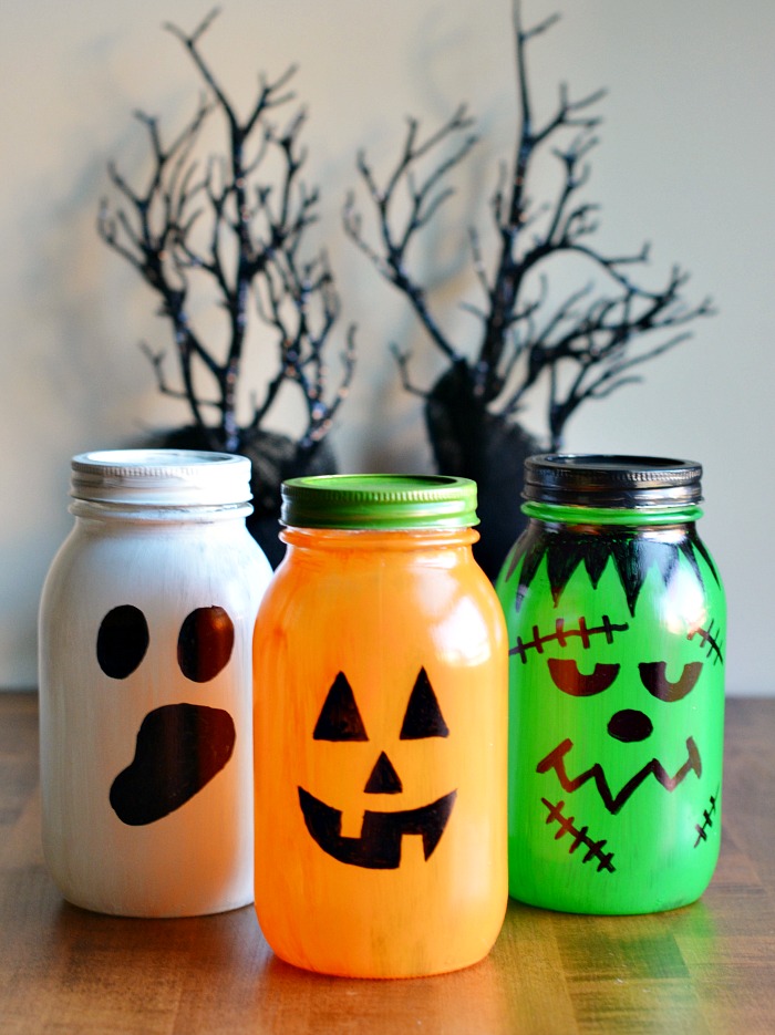 halloween decorations mason jars