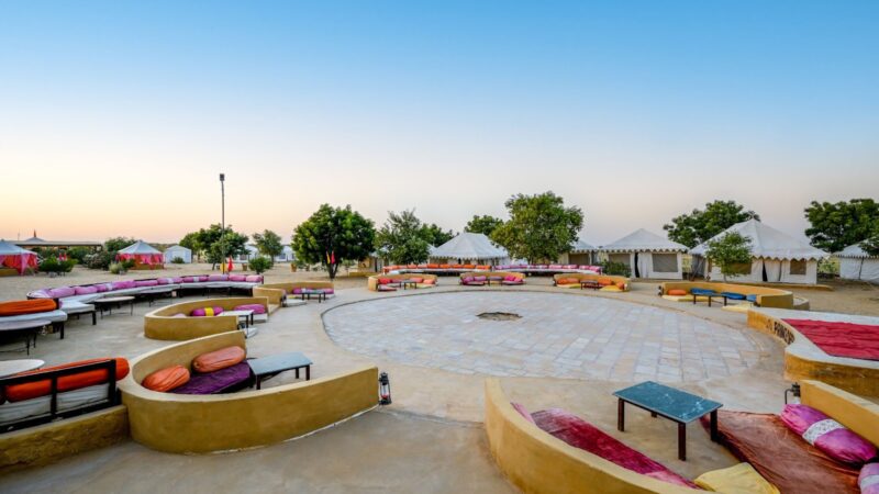 Immerse yourself in the golden sands of Jaisalmer by camping